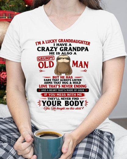 LUCKY GRANDDAUGHTER HAVE A GRANDPA From GRANDPA - TRACY00 (SKU2608-548-00)