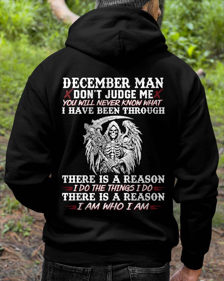 December Man Don't Judge Me – T-Shirt For Man – XUAN12 (SKU10-49-12)