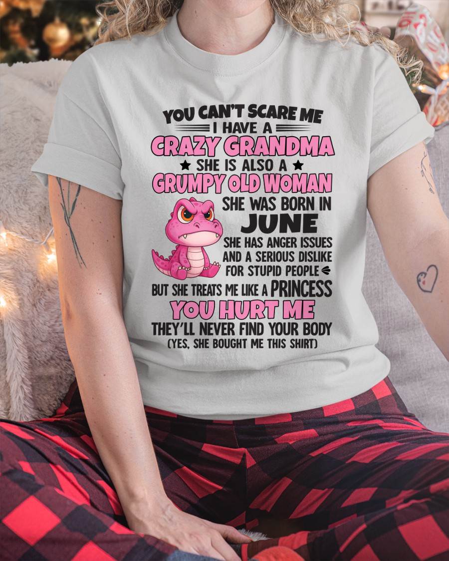 You Can’t Scare Me - Gift For Grandson And Granddaughter From Grandma - XUAN06 (SKU09-130-06)