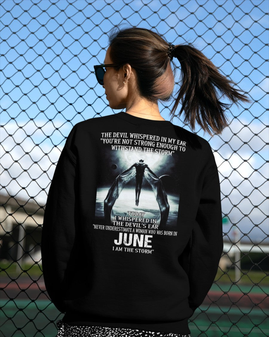 June - The Devil Whispered In My Ear - T-Shirt For Woman - XUAN06 (SKU-CHAUU-06)