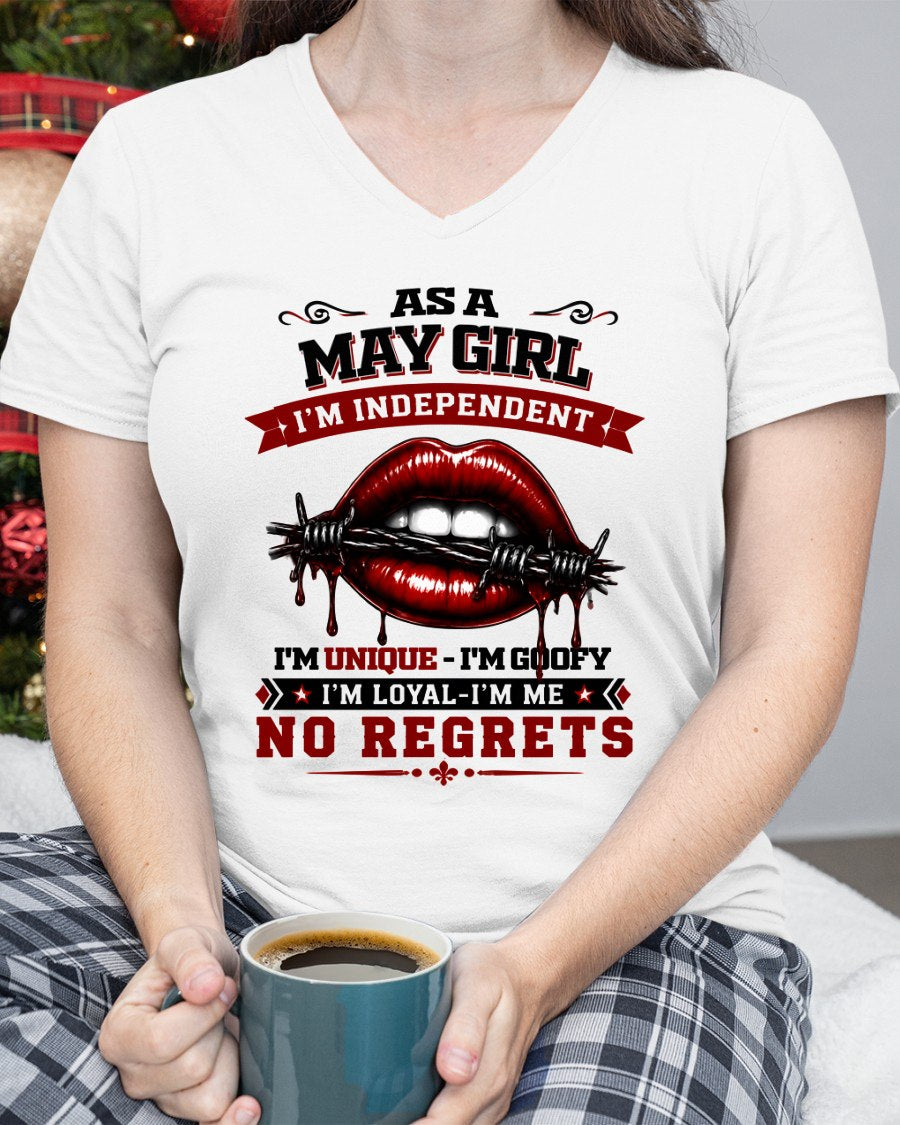 MAY - I'M UNIQUE GOOFY LOYAL For WOMAN T-Shirt - TRACY05 (SKU2608-478-05)