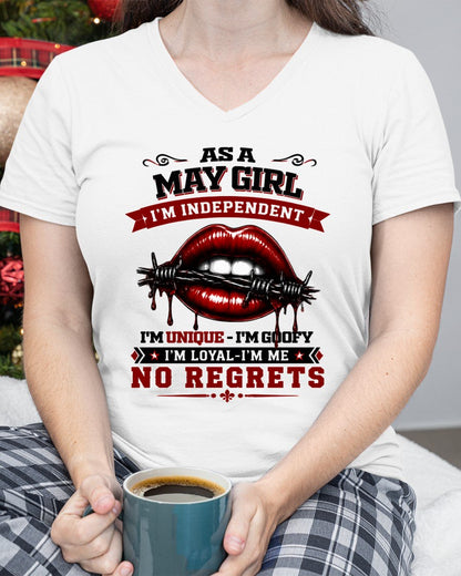 MAY - I'M UNIQUE GOOFY LOYAL For WOMAN T-Shirt - TRACY05 (SKU2608-478-05)