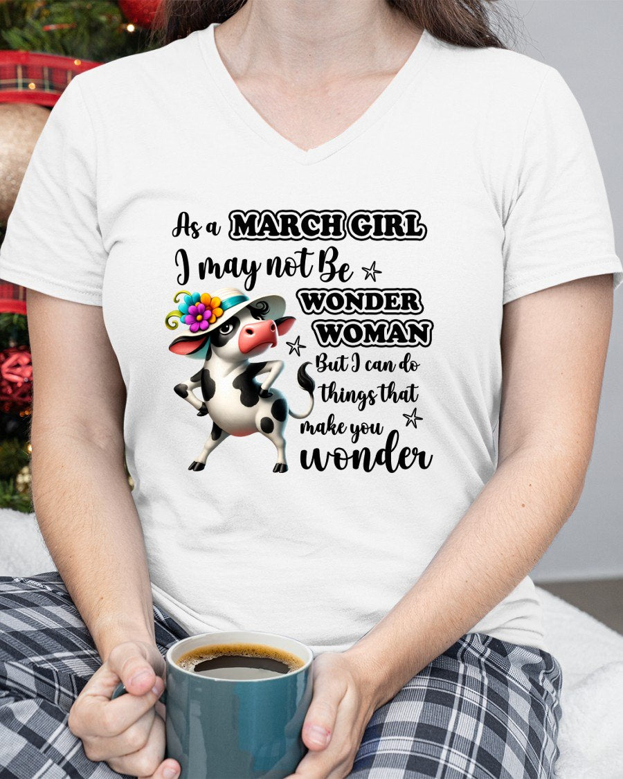 As a MARCH GIRL I may not Be WONDER WOMAN For WOMAN - TRACY03(SKU2605-03-03)