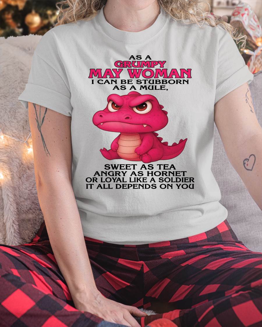 As A Grumpy January Woman - T Shirt For Woman - XUAN05 (SKU09-31-05)