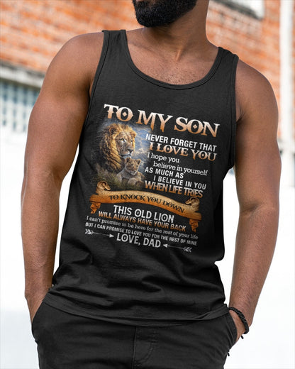 To My Son T-Shirt – Gift From Dad / Man - XUAN00 (SKU12-76)