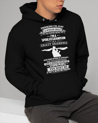 Spoiled by Grandma Shirt January Edition – From Grandma to Grandson tracy01 (SKU-GMS2-01)