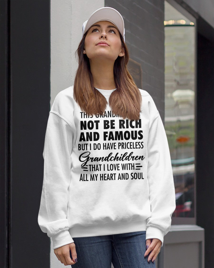 THIS GRANDMA MAY NOT BE RICH AND FAMOUS BUT I DO HAVE PRICELESS Grandchildren - from grandma tracy00