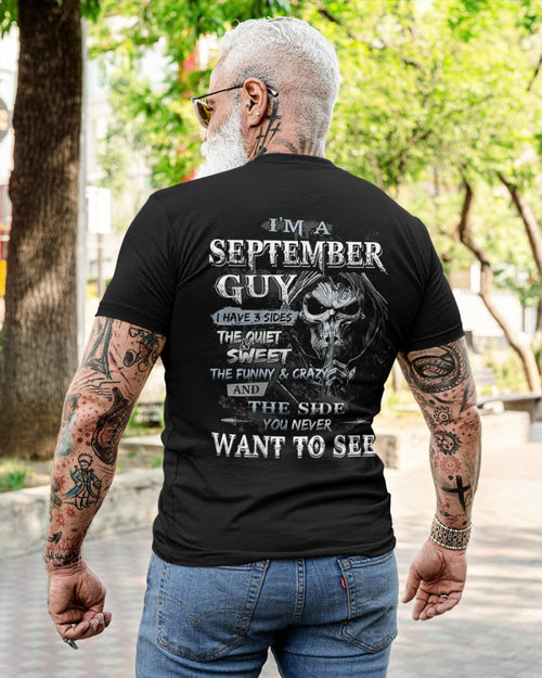 SEPTEMBER - I HAVE 3 SIDES - T-SHIRT FOR MAN - XUAN09 (SKU07-60-09)