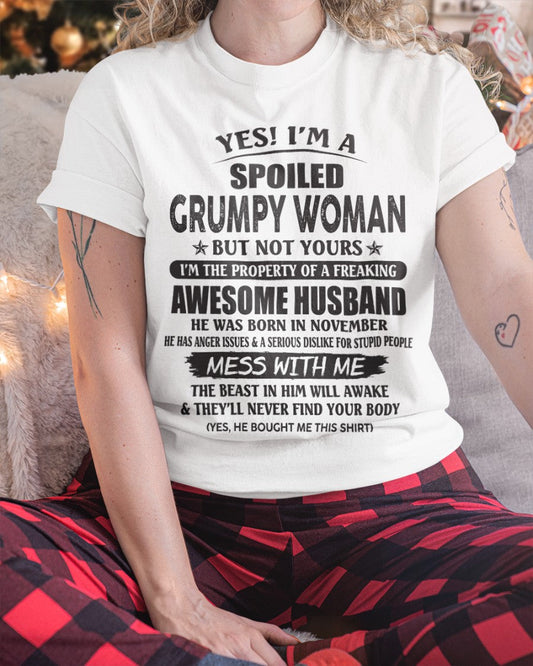 Perfect gift for wife from awesome husband november – XUAN11 (SKU10-21-11)