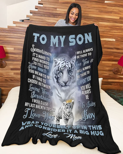 Special Gift For Your Son Blanket - From Mom (SKUB11-161)