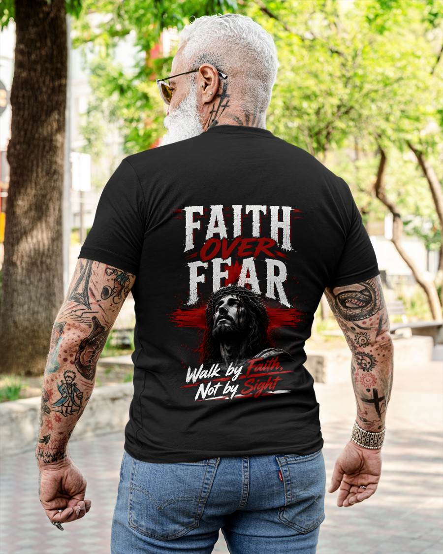 "WALK BY FAITH - NOT BY SIGHT" – T-SHIRT FOR MEN – tracy00 (SKU2608-76)