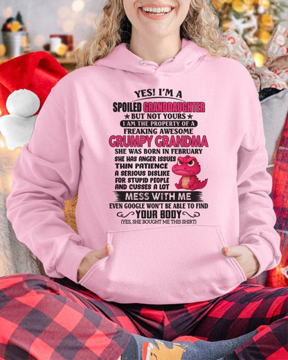 Yes! I'm A Spoiled Granddaughter - Gift For Grandson And Granddaughter From Grandma - XUAN02 (SKU09-96-02)