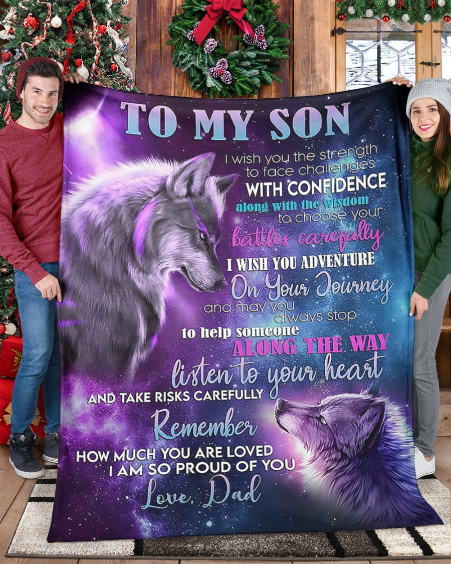 The Perfect Gift For Your Son Blanket - From Dad (SKUB10-BXUAN)
