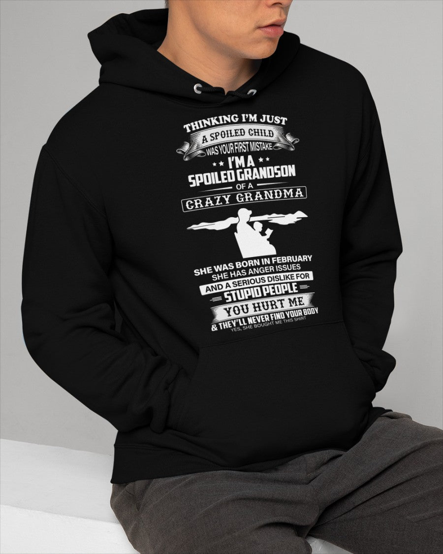 Spoiled by Grandma Shirt February Edition – From Grandma to Grandson tracy02 (SKU-GMS2-02)