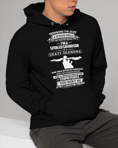 Spoiled by Grandma Shirt February Edition – From Grandma to Grandson tracy02 (SKU-GMS2-02)