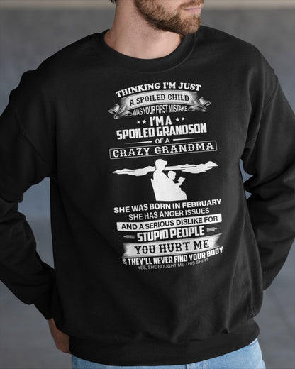 Spoiled by Grandma Shirt February Edition – From Grandma to Grandson tracy02 (SKU-GMS2-02)