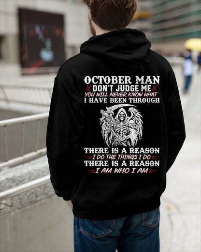 October Man Don't Judge Me – T-Shirt For Man – XUAN10 (SKU10-49-10)