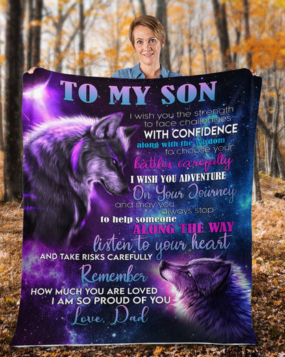 The Perfect Gift For Your Son Blanket - From Dad (SKUB10-BXUAN)