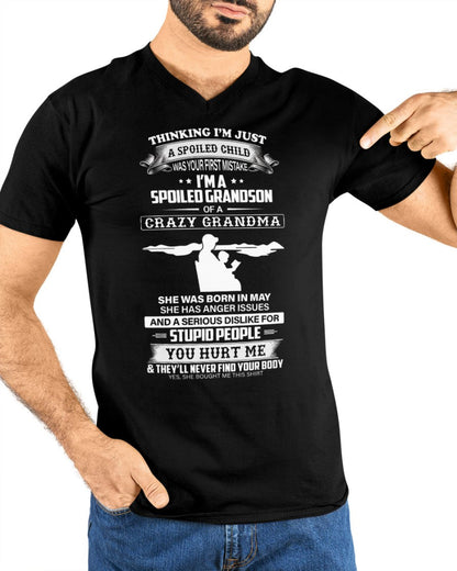 Spoiled by Grandma Shirt May Edition – From Grandma to Grandson tracy05 (SKU-GMS2-05)