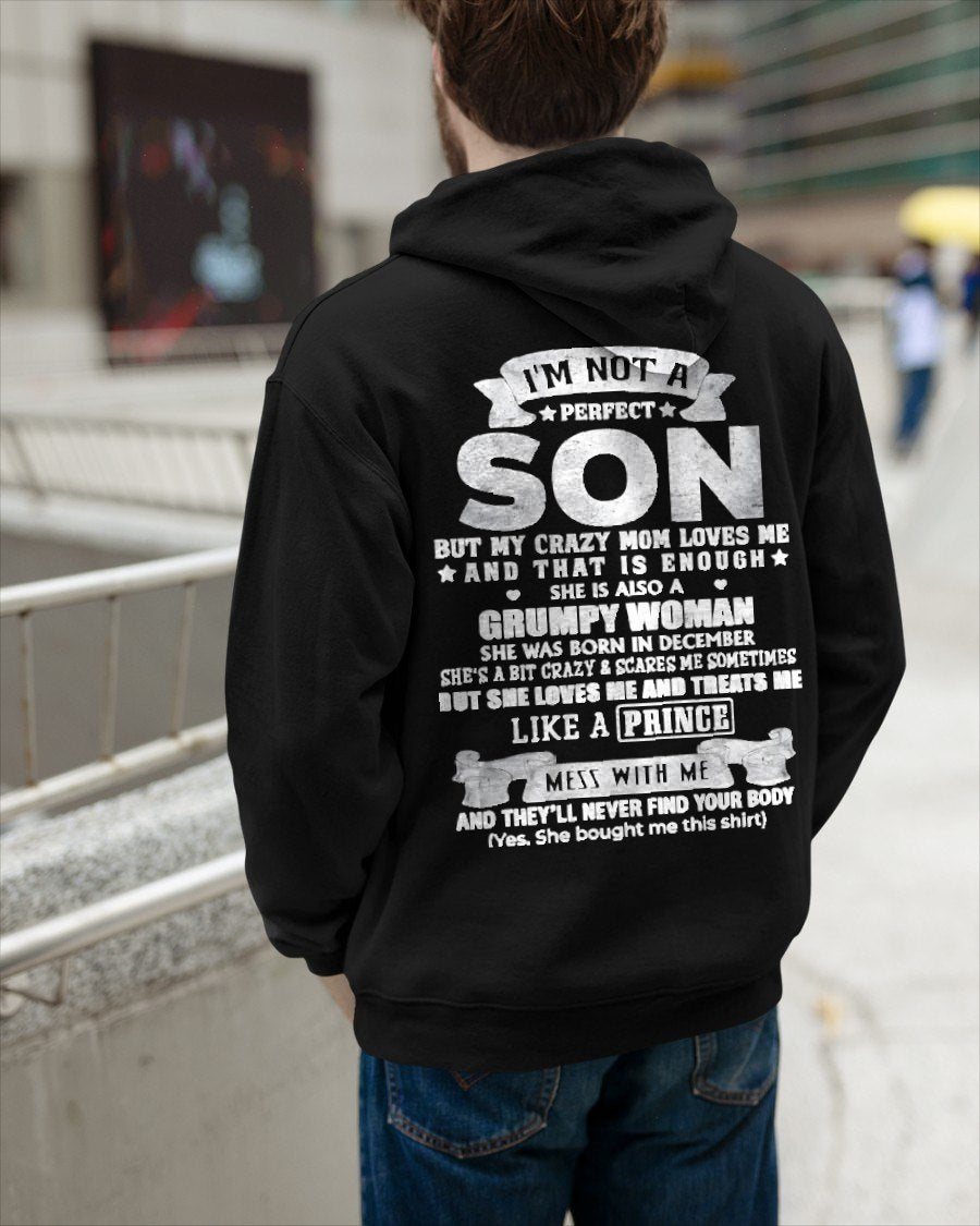 DECEMBER - AS NOT A PERFECT SON T-shirt For Son From MOM - TRACY12 (SKU2603-67-12)
