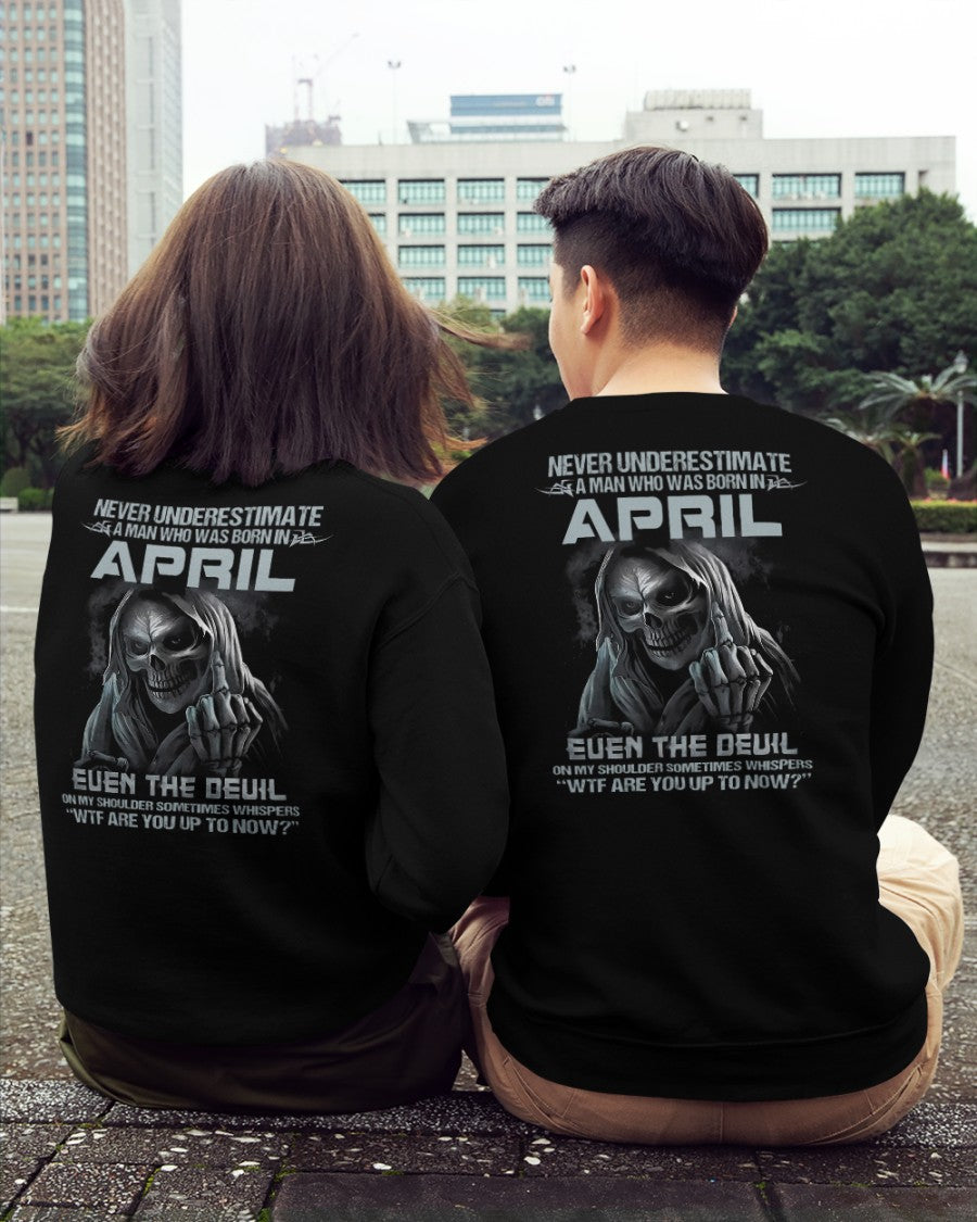 APRIL - NEVER UNDERESTIUNDER A MAN - T-SHIRT FOR MAN - XUAN04 (SKU08-05-04)