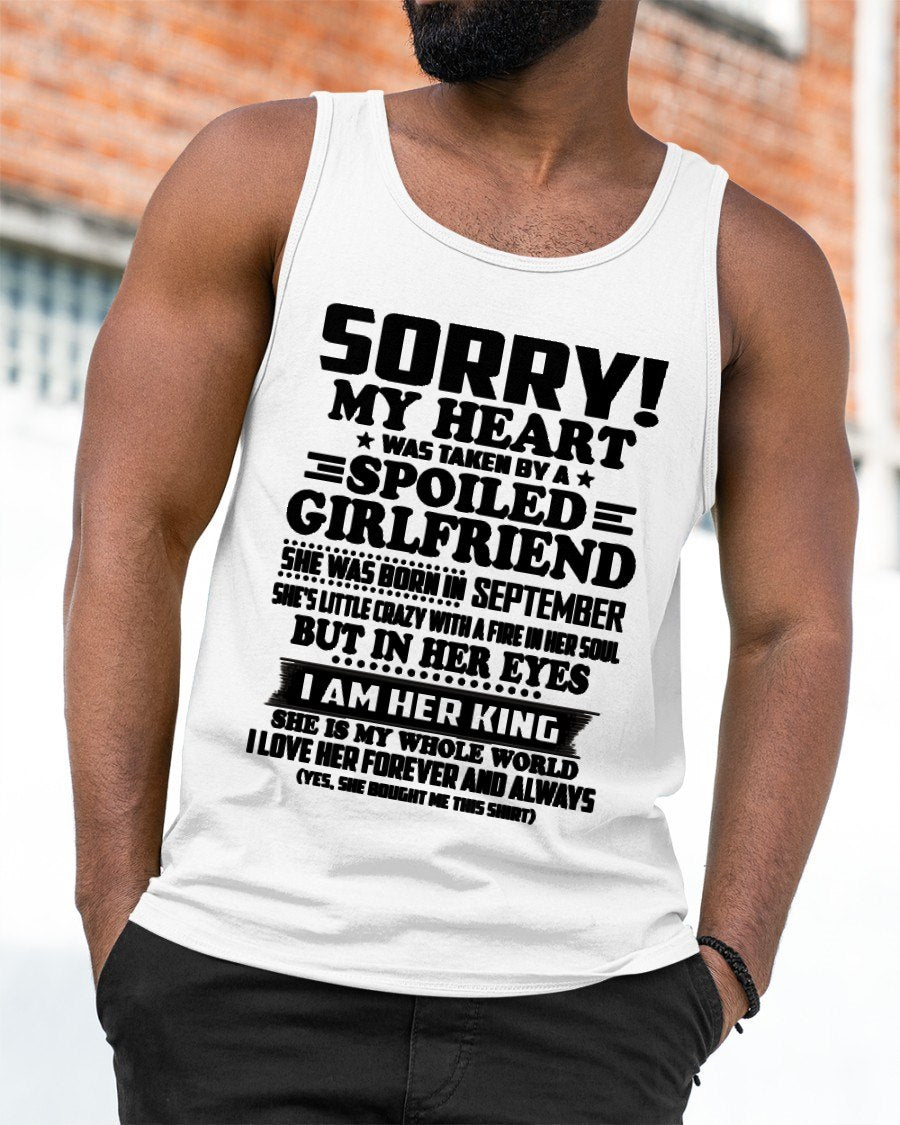 SEPTEMBER - I AM GIRLFRIEND KING T-Shirt From Wife - TRACY09 (SKU2605-323-09)