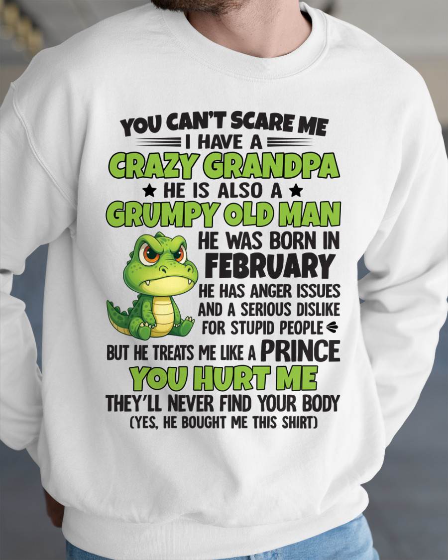 YOU CAN’T SCARE ME - GIFT FOR GRANDSON AND GRANDDAUGHTER FROM GRANDPA - XUAN02 (SKU09-121-02)