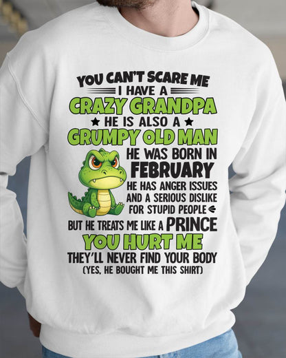 YOU CAN’T SCARE ME - GIFT FOR GRANDSON AND GRANDDAUGHTER FROM GRANDPA - XUAN02 (SKU09-121-02)