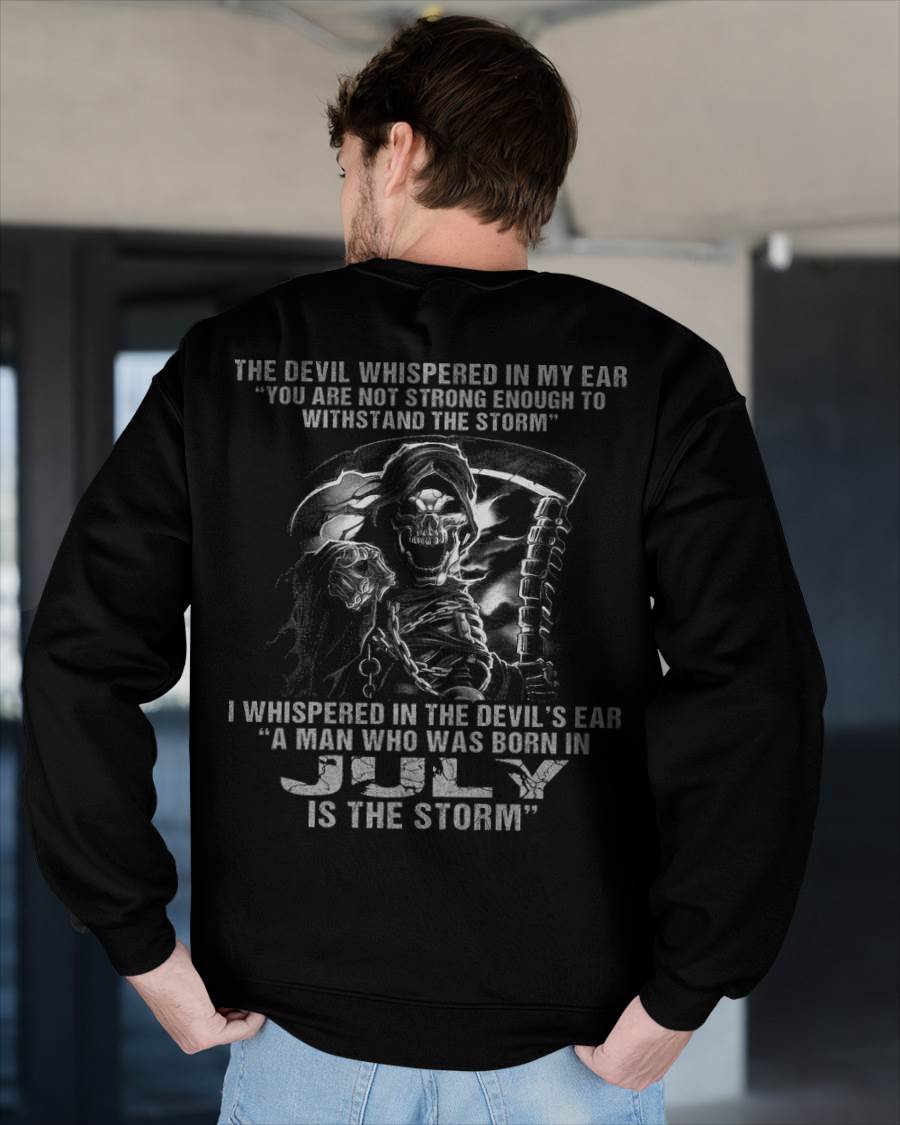 July - The Devil Whispered In My Ear - T-Shirt For Man - XUAN07 (SKU08-87-07)