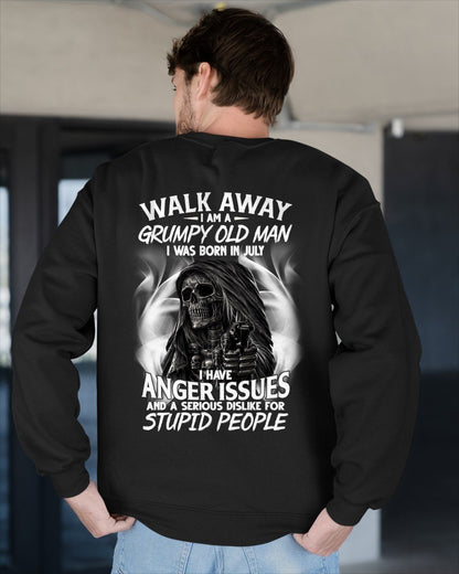 JULY - As a Grumpy old man born in JULY T-shirt For Man - TRACY07 (SKU2602-211-07)