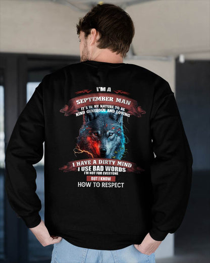 I’M A SEPTEMBER MAN – T-SHIRT FOR MAN – xuan09 (SKU12-162-09)