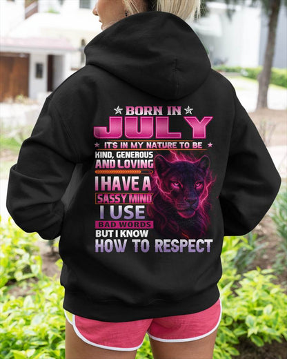 Born In July – T-Shirt For Woman – XUAN07 (SKU09-24-07)