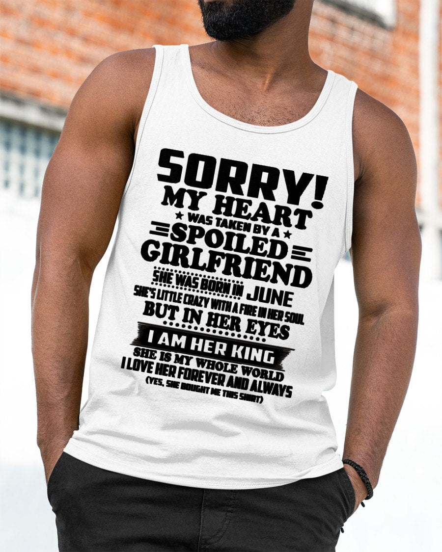 JUNE - I AM GIRLFRIEND KING T-Shirt From Wife - TRACY06 (SKU2605-323-06)