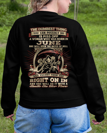 JUNE - THE DUMBEST THING YOU CAN POSSIBLY T-shirt For WOMAN - TRACY06 (SKU2605-290-06)