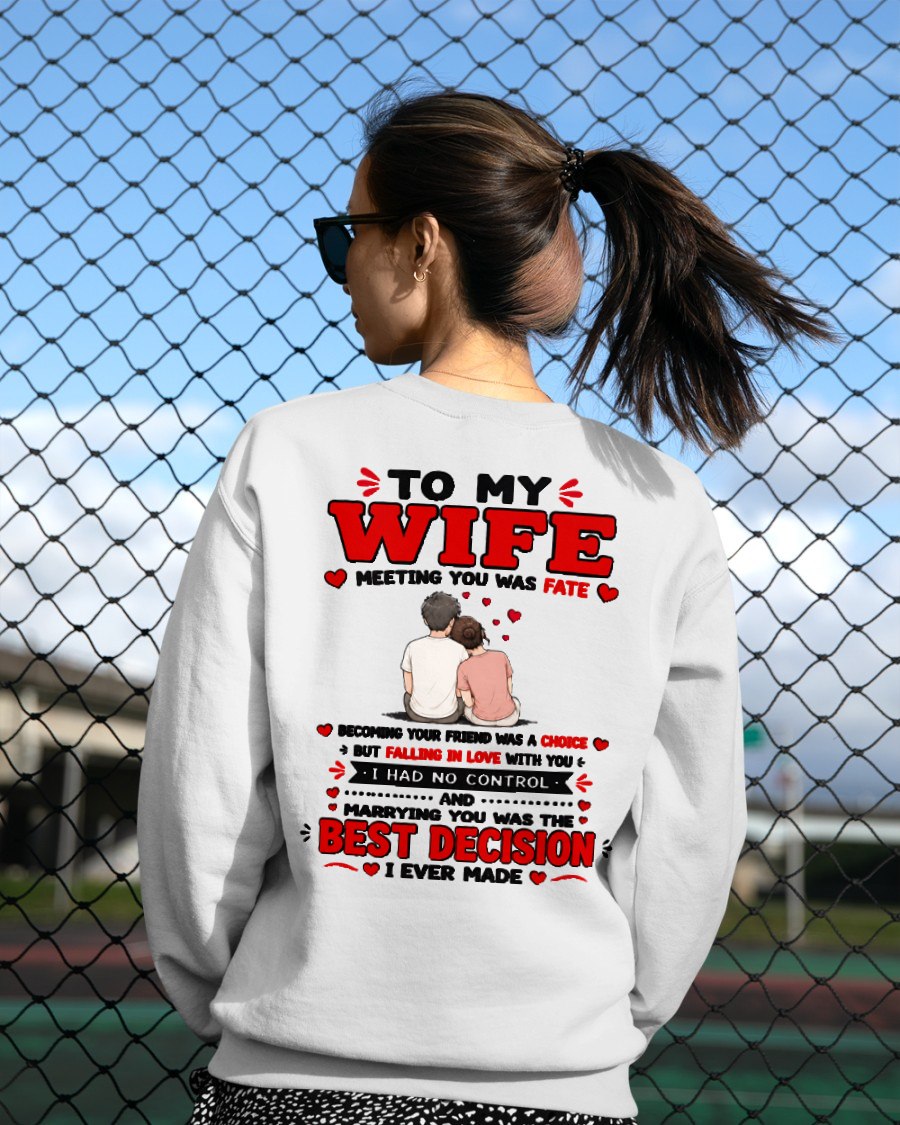 PERFECT T-SHIRT FOR MY WIFE - GIFT FROM HUSBAND - TRACY00 (SKU2608-107)