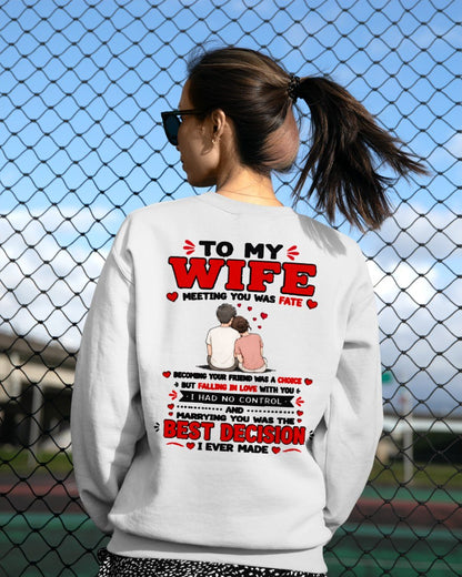 PERFECT T-SHIRT FOR MY WIFE - GIFT FROM HUSBAND - TRACY00 (SKU2608-107)
