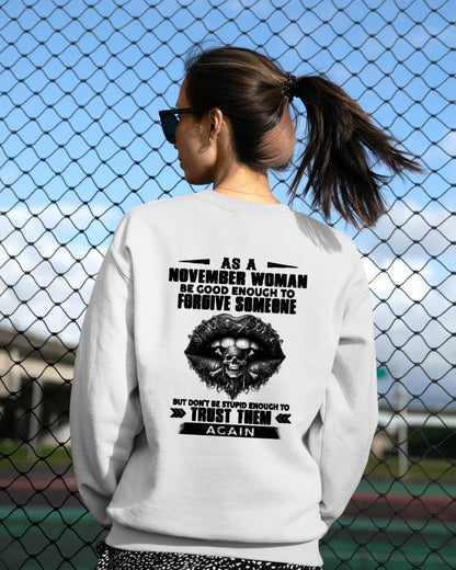 NOVEMBER - DON'T BE STUPID ENOUGH TO TRUST THEM For WOMAN T-Shirt - TRACY11 (SKU2605-422-11)