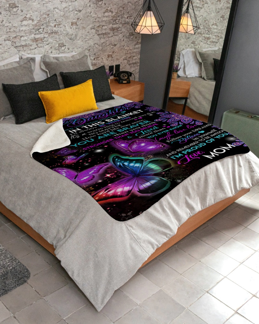Special Gift For Your Daughter Blanket - From Mom (SKUB12-114)