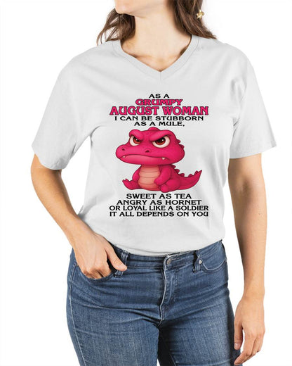 As A Grumpy January Woman - T Shirt For Woman - XUAN08 (SKU09-31-08)