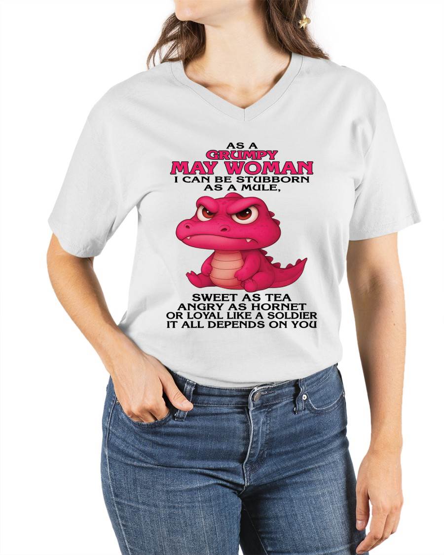 As A Grumpy January Woman - T Shirt For Woman - XUAN05 (SKU09-31-05)