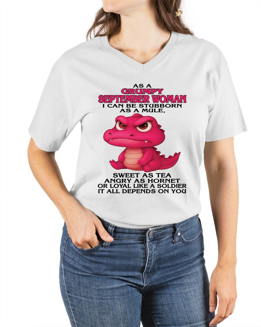 As A Grumpy January Woman - T Shirt For Woman - XUAN09 (SKU09-31-09)