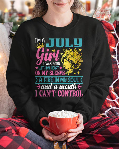 I'm A July Girl – T-Shirt For Woman – XUAN07 (SKU10-67-07)
