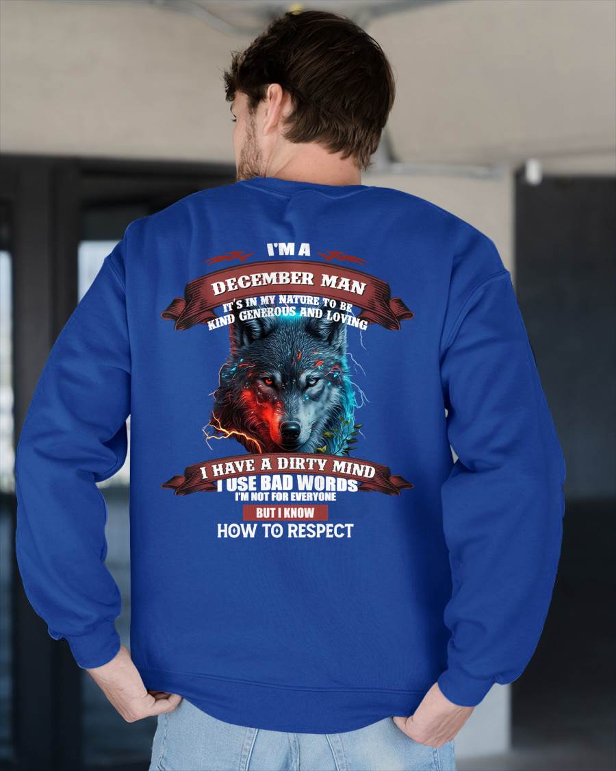 I’M A DECEMBER MAN – T-SHIRT FOR MAN – xuan12 (SKU12-162-12)
