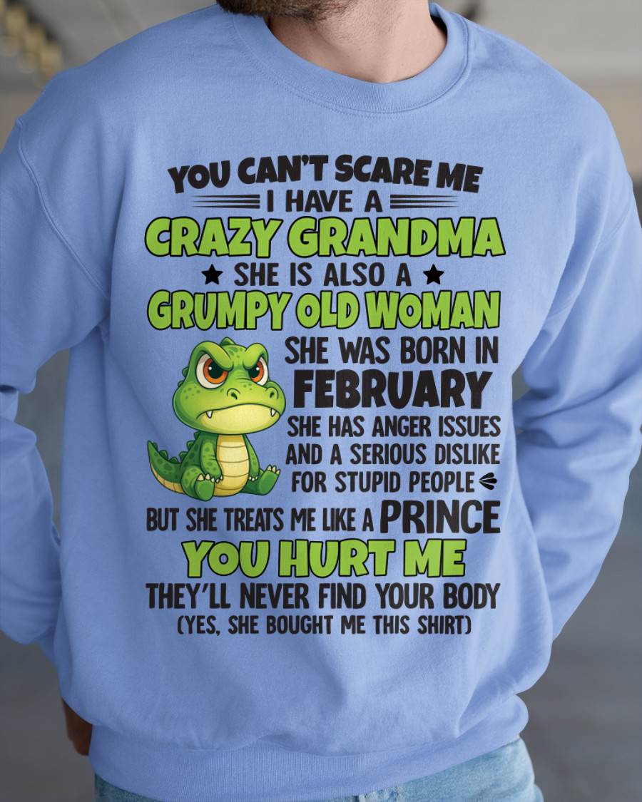 You Can’t Scare Me - Gift For Grandson And Granddaughter From Grandma - XUAN02 (SKU09-85-02)