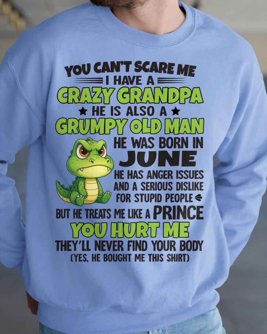 YOU CAN’T SCARE ME - GIFT FOR GRANDSON AND GRANDDAUGHTER FROM GRANDPA - XUAN06 (SKU09-121-06)
