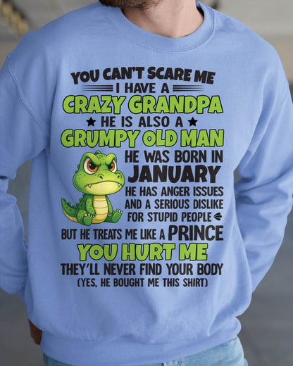 YOU CAN’T SCARE ME - GIFT FOR GRANDSON AND GRANDDAUGHTER FROM GRANDPA - XUAN01 (SKU09-121-01)