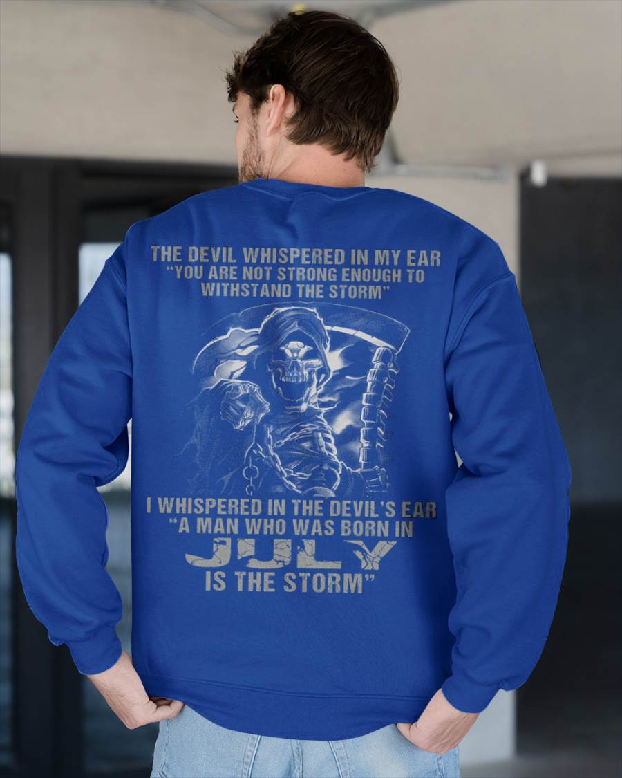 July - The Devil Whispered In My Ear - T-Shirt For Man - XUAN07 (SKU08-87-07)