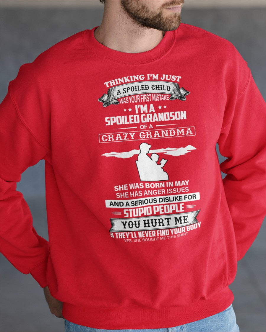 Spoiled by Grandma Shirt May Edition – From Grandma to Grandson tracy05 (SKU-GMS2-05)