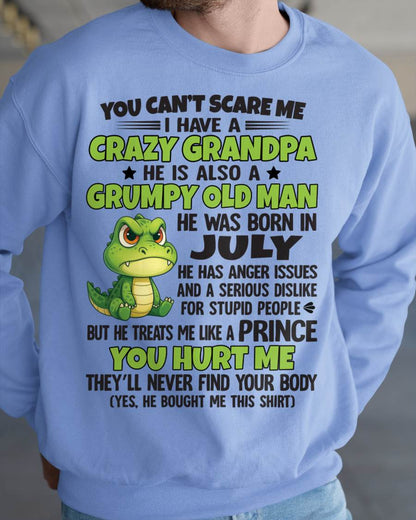 YOU CAN’T SCARE ME - GIFT FOR GRANDSON AND GRANDDAUGHTER FROM GRANDPA - XUAN07 (SKU09-121-07)