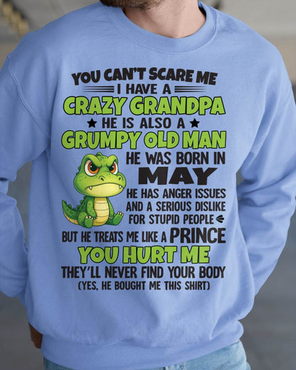 YOU CAN’T SCARE ME - GIFT FOR GRANDSON AND GRANDDAUGHTER FROM GRANDPA - XUAN05 (SKU09-121-05)